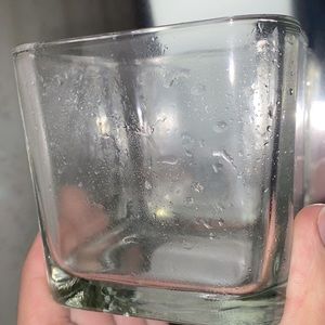 A glass u can put in it any thing